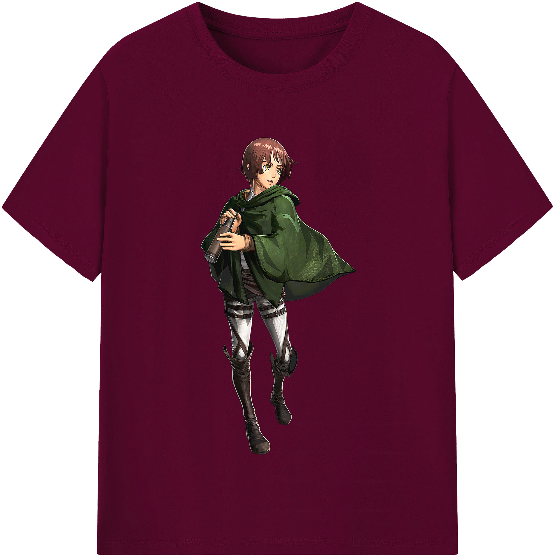 （画像用） 進撃の巨人 Attack on Titan レディースカジュアルプリントTシャツ（綿100％）